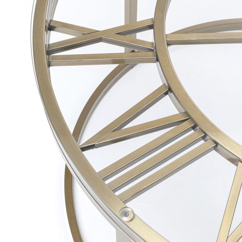 復古羅馬時鐘造型邊桌 (4)