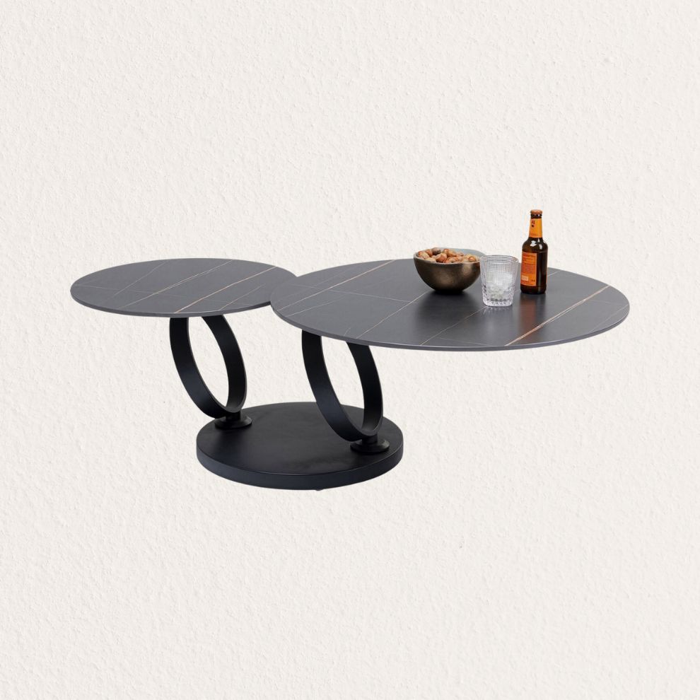 陶瓷旋轉收納茶几 (2)