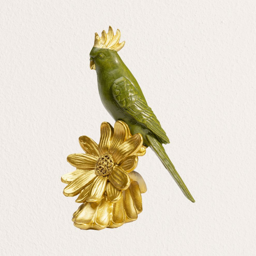 玄鳳鸚鵡造型擺飾 (1)