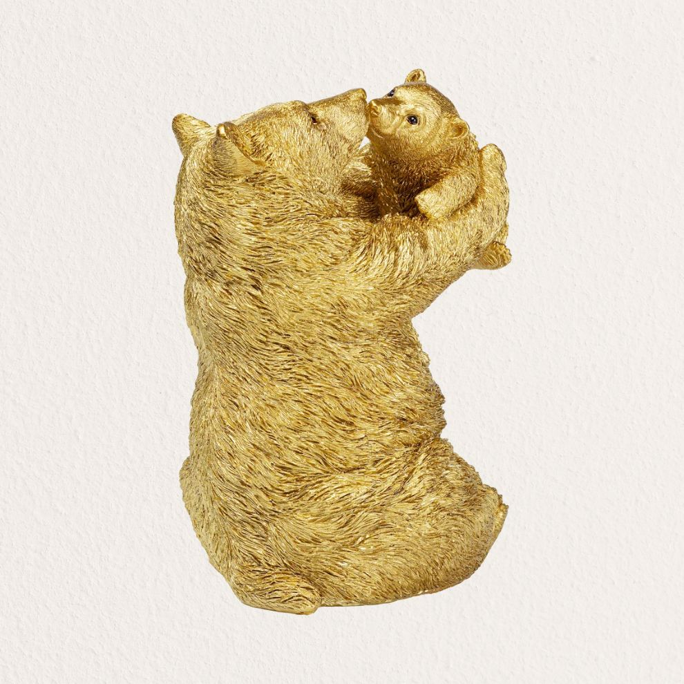 金色熊寶貝造型擺飾 (3)