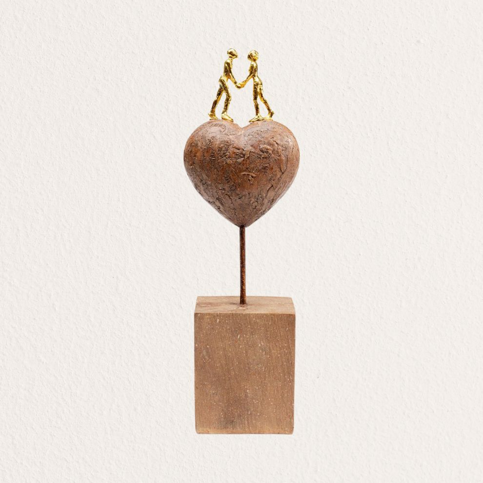 金色戀人造型擺飾 (1)