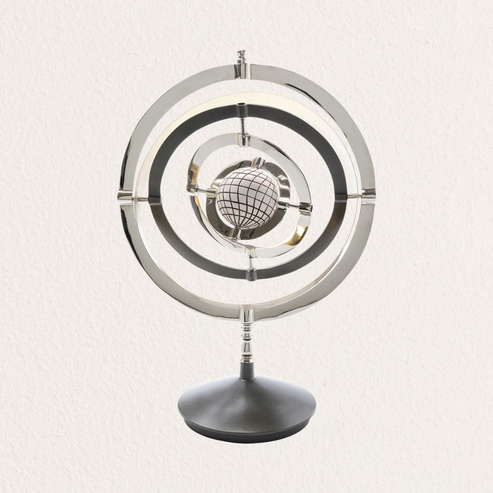 格線渾儀造型擺飾 (1)