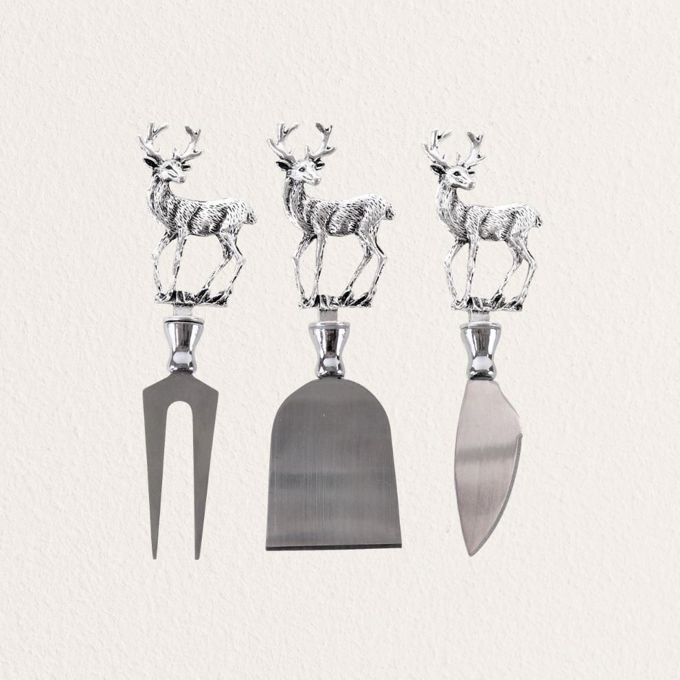 麋鹿造型起司餐刀組