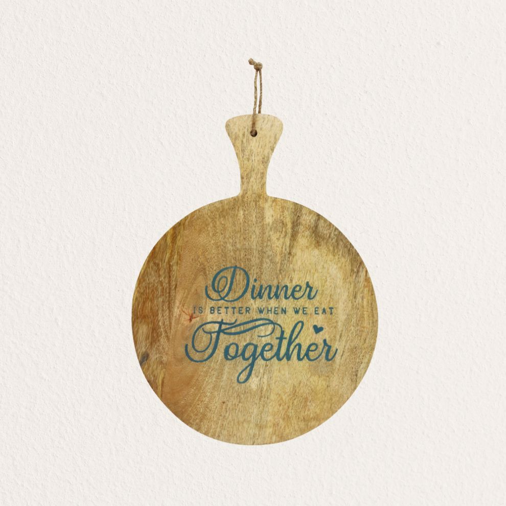 鄉村風圓形點心砧板