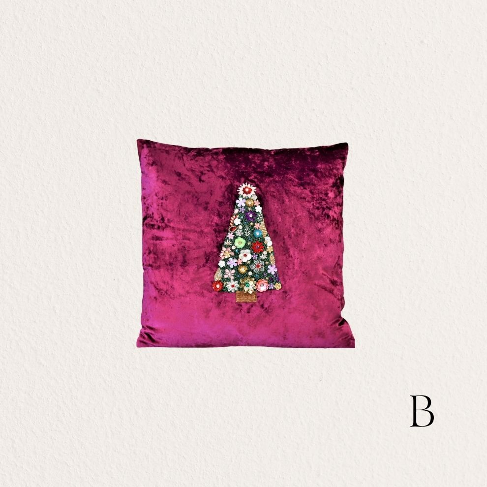 聖誕風抱枕套 (3)