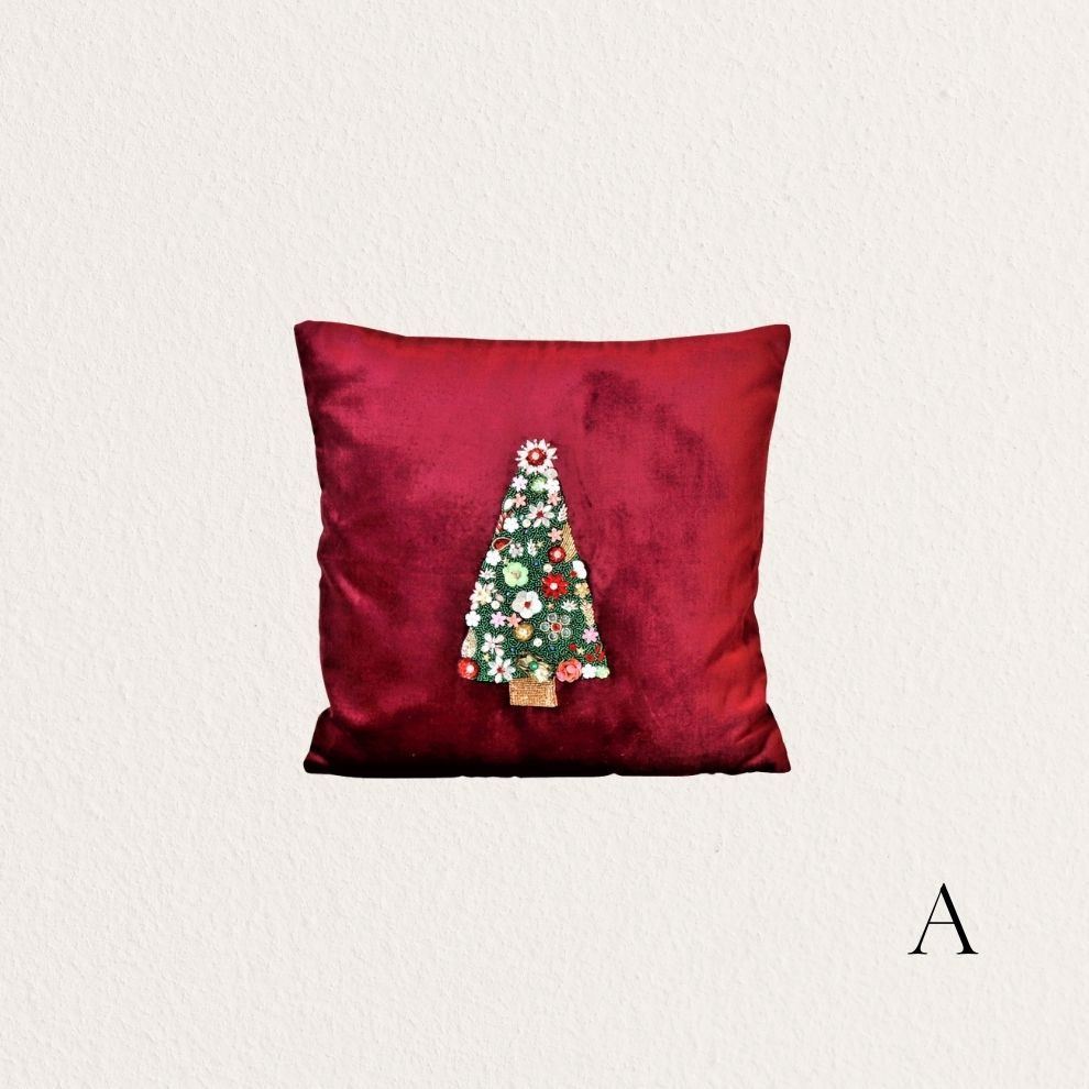 聖誕風抱枕套 (2)