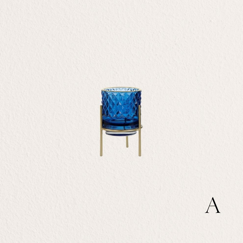 彩色玻璃燭台 (2)